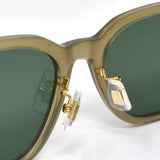 日本正規品 DUNHILL SUNGLASSES ASIAN FIT DU0045SA 004 GREEN BROWN ダンヒル サングラス アジアンフィット UVカット 紫外線カット メンズ グリーン ブラウンクリア