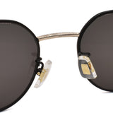 日本正規品 DUNHILL SUNGLASSES ASIAN FIT DU0064S 001 GREY BLACK ダンヒル サングラス アジアンフィット UVカット 紫外線カット メンズ グレー ブラック