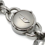 DIESEL BRACERET DX1163040 BLACK SILVER ディーゼル ブレスレット アクセサリー ブレス 腕輪 おしゃれ メンズ ブラック シルバー