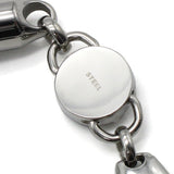 DIESEL BRACERET DX1163040 BLACK SILVER ディーゼル ブレスレット アクセサリー ブレス 腕輪 おしゃれ メンズ ブラック シルバー