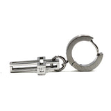 DIESEL EARRINGS DX1333040 SILVER ディーゼル シングル ピアス 片耳 アクセサリー イヤリング おしゃれ メンズ レディース シルバー