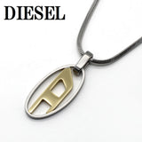 DIESEL NECKLACE PENDANT DX1421931 SILVER GOLD ディーゼル ネックレス ペンダント アクセサリー おしゃれ メンズ シルバー ゴールド