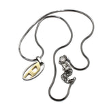DIESEL NECKLACE PENDANT DX1421931 SILVER GOLD ディーゼル ネックレス ペンダント アクセサリー おしゃれ メンズ シルバー ゴールド