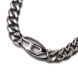 DIESEL NECKLACE PENDANT DX1433040 SILVER ディーゼル ネックレス ペンダント チェーン アクセサリー おしゃれ メンズ シルバー