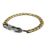 DIESEL BRACERET DX1437931 SILVER GOLD ディーゼル ブレスレット アクセサリー ブレス 腕輪 おしゃれ メンズ シルバー ゴールド