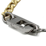 DIESEL BRACERET DX1437931 SILVER GOLD ディーゼル ブレスレット アクセサリー ブレス 腕輪 おしゃれ メンズ シルバー ゴールド