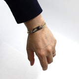 DIESEL BRACERET DX1437931 SILVER GOLD ディーゼル ブレスレット アクセサリー ブレス 腕輪 おしゃれ メンズ シルバー ゴールド