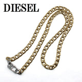 DIESEL NECKLACE PENDANT DX1438931 SILVER GOLD ディーゼル ネックレス ペンダント アクセサリー おしゃれ メンズ シルバー ゴールド