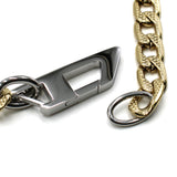 DIESEL NECKLACE PENDANT DX1438931 SILVER GOLD ディーゼル ネックレス ペンダント アクセサリー おしゃれ メンズ シルバー ゴールド