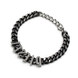 DIESEL BRACERET DX1486060 GUNMETAL SILVER ディーゼル ブレスレット アクセサリー 腕輪 おしゃれ メンズ ガンメタル シルバー