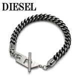 DIESEL BRACERET DX1540040 SILVER ディーゼル ブレスレット チェーン アクセサリー おしゃれ メンズ シルバー