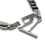 DIESEL BRACERET DX1540040 SILVER ディーゼル ブレスレット チェーン アクセサリー おしゃれ メンズ シルバー