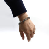 DIESEL BRACERET DX1540040 SILVER ディーゼル ブレスレット チェーン アクセサリー おしゃれ メンズ シルバー