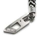 DIESEL BRACERET DX1540040 SILVER ディーゼル ブレスレット チェーン アクセサリー おしゃれ メンズ シルバー