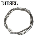 DIESEL NECKLACE PENDANT DX1549040 SILVER ディーゼル ネックレス チェーン ペンダント アクセサリー おしゃれ メンズ シルバー