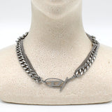 DIESEL NECKLACE PENDANT DX1549040 SILVER ディーゼル ネックレス チェーン ペンダント アクセサリー おしゃれ メンズ シルバー