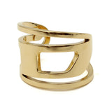 DIESEL RING DX1569710 GOLD 5 6.5 7 8 9 10 ディーゼル リング 指輪 アクセサリー おしゃれ メンズ レディース ゴールド