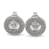EMPORIO ARMANI STUD EARRINGS EG3587040 SILVER エンポリオ アルマーニ ピアス 両耳用 アクセサリー おしゃれ メンズ レディース シルバー