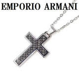 EMPORIO ARMANI NECKLACE PENDANT EGS1705040 SILVER エンポリオ アルマーニ ネックレス ペンダント アクセサリー おしゃれ メンズ シルバー