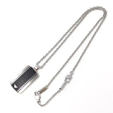 EMPORIO ARMANI NECKLACE PENDANT EGS1921040 SILVER BLACK エンポリオ アルマーニ ネックレス イーグル プレート ペンダント アクセサリー おしゃれ メンズ シルバー ブラック