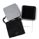 EMPORIO ARMANI NECKLACE PENDANT EGS1921040 SILVER BLACK エンポリオ アルマーニ ネックレス イーグル プレート ペンダント アクセサリー おしゃれ メンズ シルバー ブラック