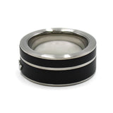 EMPORIO ARMANI RING EGS2032040 BLACK S M L XL エンポリオ アルマーニ リング 指輪 アクセサリー おしゃれ メンズ ブラック