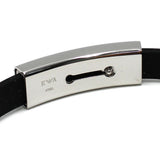 EMPORIO ARMANI BRACERET EGS2996040 BLACK エンポリオ アルマーニ ブレスレット イーグル ロゴ アクセサリー 腕輪 おしゃれ メンズ ブラック