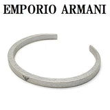 EMPORIO ARMANI BRACERET EGS3039040 SILVER エンポリオ アルマーニ ブレスレット バングル アクセサリー おしゃれ メンズ シルバー