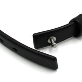 EMPORIO ARMANI BRACERET EG S3075040 BLACK エンポリオ アルマーニ ブレスレット レザー アクセサリー 腕輪 おしゃれ メンズ ブラック