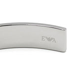 EMPORIO ARMANI BRACERET EG S3127040 SILVER エンポリオ アルマーニ ブレスレット バングル アクセサリー 腕輪 おしゃれ メンズ シルバー
