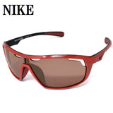 国内正規品 NIKE ROAD MACHINE EV0751 606 SUNGLASSES ASIAN FIT BROWN MIRROR RED BLACK ナイキ サングラス アジアンフィット メガネ 眼鏡 UVカット 紫外線カット メンズ レディース ブラウン ミラーレンズ レッド ブラック
