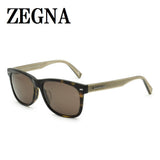 ZEGNA SUNGLASSES EZ0028F 52J 56 HAVANA CLEAR BROWN ゼニア サングラス アジアンフィット UVカット 紫外線カット メンズ ハバナ クリア ブラウン