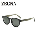 ZEGNA SUNGLASSES EZ0029F 01D 53 GREY BLACK ゼニア サングラス 偏光レンズ アジアンフィット UVカット 紫外線カット メンズ グレー ブラック