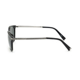 ZEGNA SUNGLASSES EZ0039F 01D 55 GREY BLACK GUNMETAL ゼニア サングラス 偏光レンズ グローバルモデル UVカット 紫外線カット メンズ グレー ブラック ガンメタル
