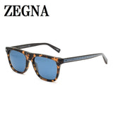 ZEGNA SUNGLASSES EZ0094 55X 54 BLUE DEMI BROWN ゼニア サングラス グローバルモデル UVカット 紫外線カット メンズ ブルー デミブラウン