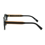 ZEGNA SUNGLASSES EZ0100F 01A 52 GREY BLACK CAMEL ゼニア サングラス ノーズパッド 鼻あて 鼻パッド UVカット 紫外線カット メンズ グレー ブラック キャメル
