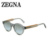 ZEGNA SUNGLASSES EZ0100F 20C 52 CLEAR GREY CAMEL ゼニア サングラス ノーズパッド 鼻あて 鼻パッド UVカット 紫外線カット メンズ クリア グレー キャメル