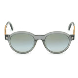 ZEGNA SUNGLASSES EZ0100F 20C 52 CLEAR GREY CAMEL ゼニア サングラス ノーズパッド 鼻あて 鼻パッド UVカット 紫外線カット メンズ クリア グレー キャメル