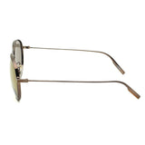 ZEGNA SUNGLASSES EZ0129F 36Q 61 BRONZE ゼニア サングラス ノーズパッド 鼻あて 鼻パッド UVカット 紫外線カット メンズ ブロンズ