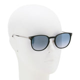 ZEGNA SUNGLASSES EZ0136 02X 54 BLUE BLACK SILVER ゼニア サングラス ノーズパッド 鼻あて 鼻パッド UVカット 紫外線カット メンズ ブルー ブラック シルバー