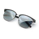 ZEGNA SUNGLASSES EZ0143D 01C 57 BLUE BLACK GUNMETAL ゼニア サングラス ノーズパッド 鼻あて 鼻パッド UVカット 紫外線カット メンズ グレー ブラック ガンメタル