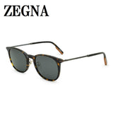 ZEGNA SUNGLASSES EZ0146D 52A 54 GREY HAVANA GUNMETAL ゼニア サングラス ノーズパッド 鼻あて 鼻パッド UVカット 紫外線カット メンズ グレー ハバナ ガンメタル