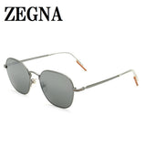 ZEGNA SUNGLASSES EZ0174 08A 53 SMOKE GREY GUNMETAL ゼニア サングラス ノーズパッド 鼻あて 鼻パッド UVカット 紫外線カット メンズ スモークグレー ガンメタル