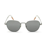 ZEGNA SUNGLASSES EZ0174 08A 53 SMOKE GREY GUNMETAL ゼニア サングラス ノーズパッド 鼻あて 鼻パッド UVカット 紫外線カット メンズ スモークグレー ガンメタル