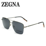 ZEGNA SUNGLASSES EZ0178D 08A 60 GREY GUNMETAL ゼニア サングラス ノーズパッド 鼻あて 鼻パッド UVカット 紫外線カット メンズ グレー ガンメタル