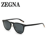 ZEGNA SUNGLASSES EZ0182 01A 54 GREY BLACK ゼニア サングラス ノーズパッド 鼻あて 鼻パッド UVカット 紫外線カット メンズ グレー ブラック