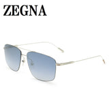 ZEGNA SUNGLASSES EZ0188D 16W 60 BLUE SILVER ゼニア サングラス ノーズパッド 鼻あて 鼻パッド UVカット 紫外線カット メンズ ブルー シルバー