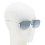 ZEGNA SUNGLASSES EZ0188D 16W 60 BLUE SILVER ゼニア サングラス ノーズパッド 鼻あて 鼻パッド UVカット 紫外線カット メンズ ブルー シルバー
