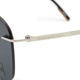 ZEGNA SUNGLASSES EZ0189D 16A 60 GREY SILVER ゼニア サングラス ノーズパッド 鼻あて 鼻パッド UVカット 紫外線カット メンズ グレー シルバー