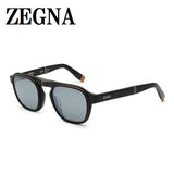 ZEGNA SUNGLASSES EZ0042 52M 57 GREY BLACK CAMEL ゼニア サングラス 折り畳み式 グローバルモデル UVカット 紫外線カット メンズ グレー ブラック キャメル